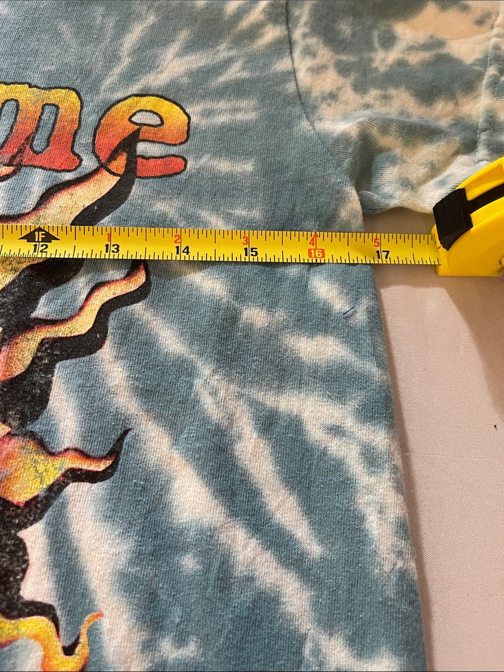 Sublime Long Beach Tie-Dye Band Tee - Blue/Yellow/Orange - Picture 3 of 5